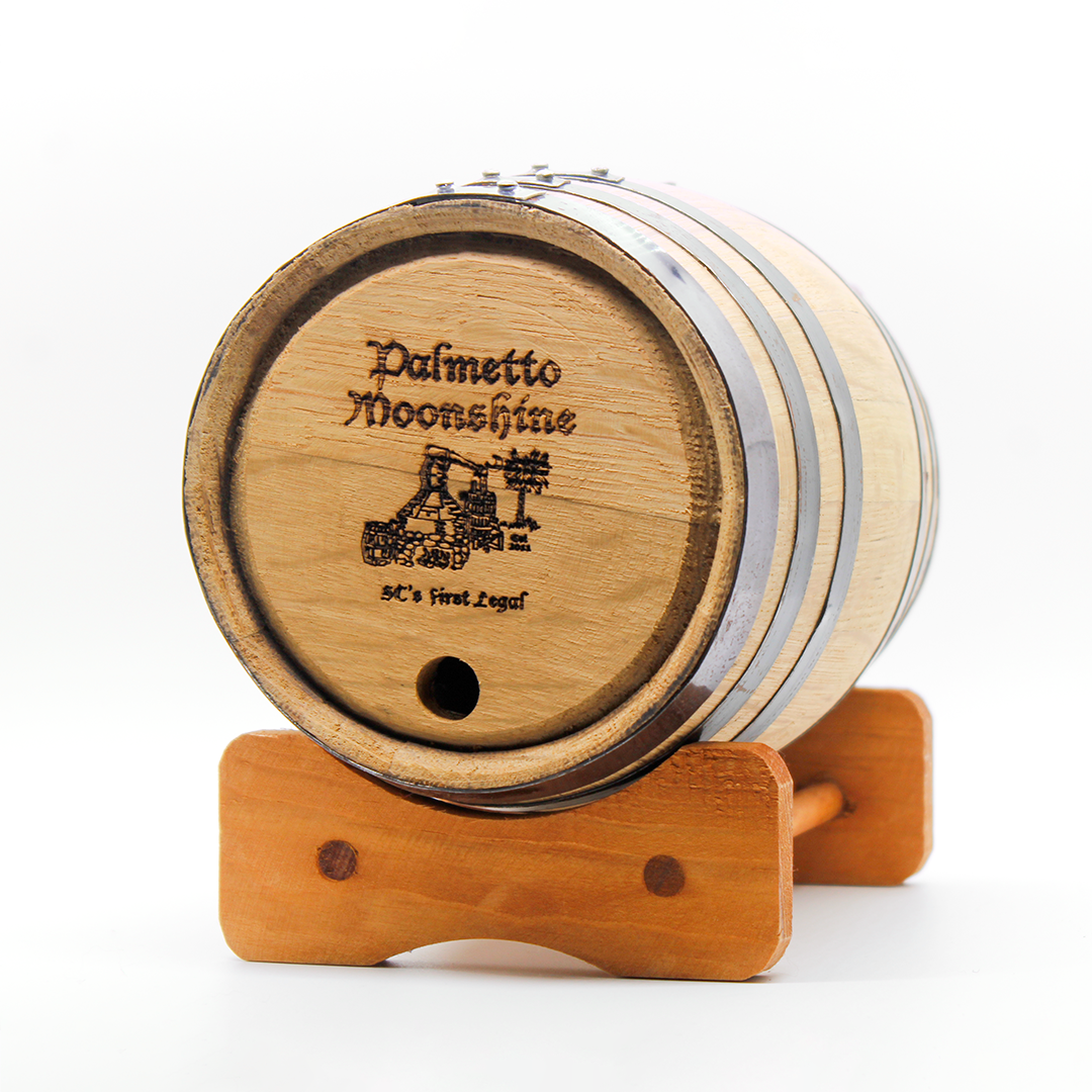 1 Liter Oak Aging Barrel with Wood Stand, Bung & Spigot - Mini Whiskey  Barrel for The Home Alcohol Distiller, Brewer, Moonshiner & Winemaker - Age